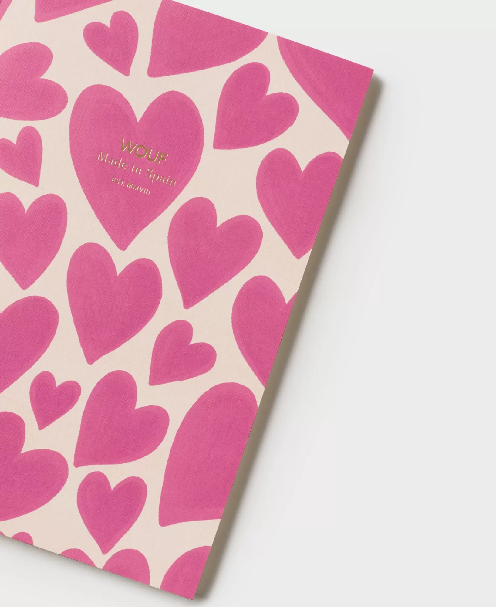 Papeterie^WOUF Carnet De Papier A5 Amour Rose