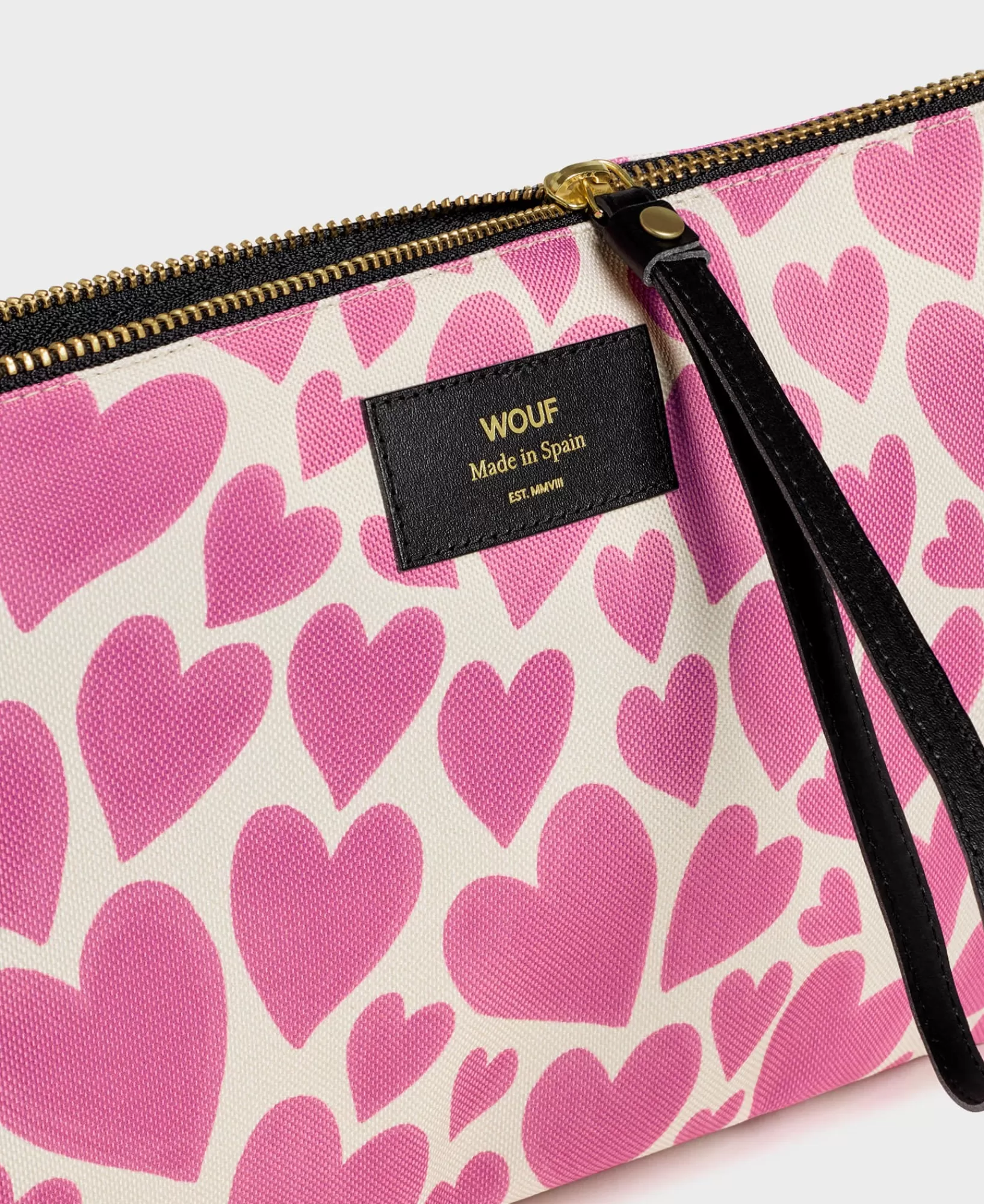 Mini-Sacs^WOUF Pochette Xl Amour Rose