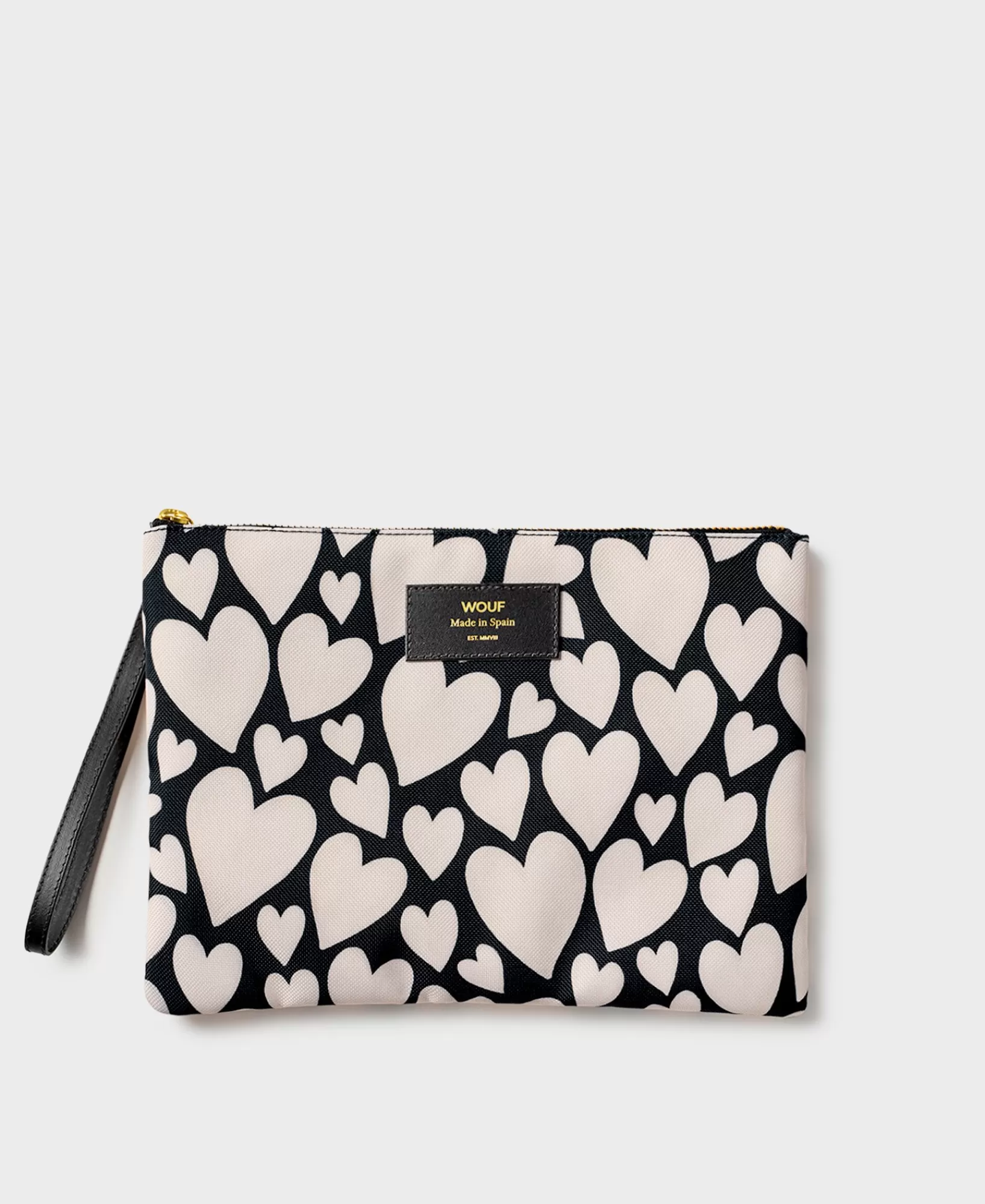 Mini-Sacs^WOUF Pochette Xl Amour Noir